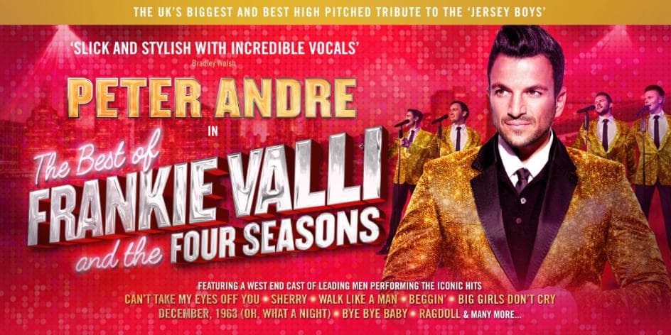 Peter Andre Starring In The Best Of Frankie Valli hero