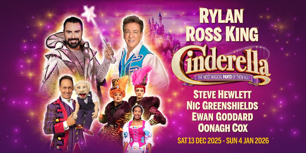 Hero image for homepage featuring Cinderella